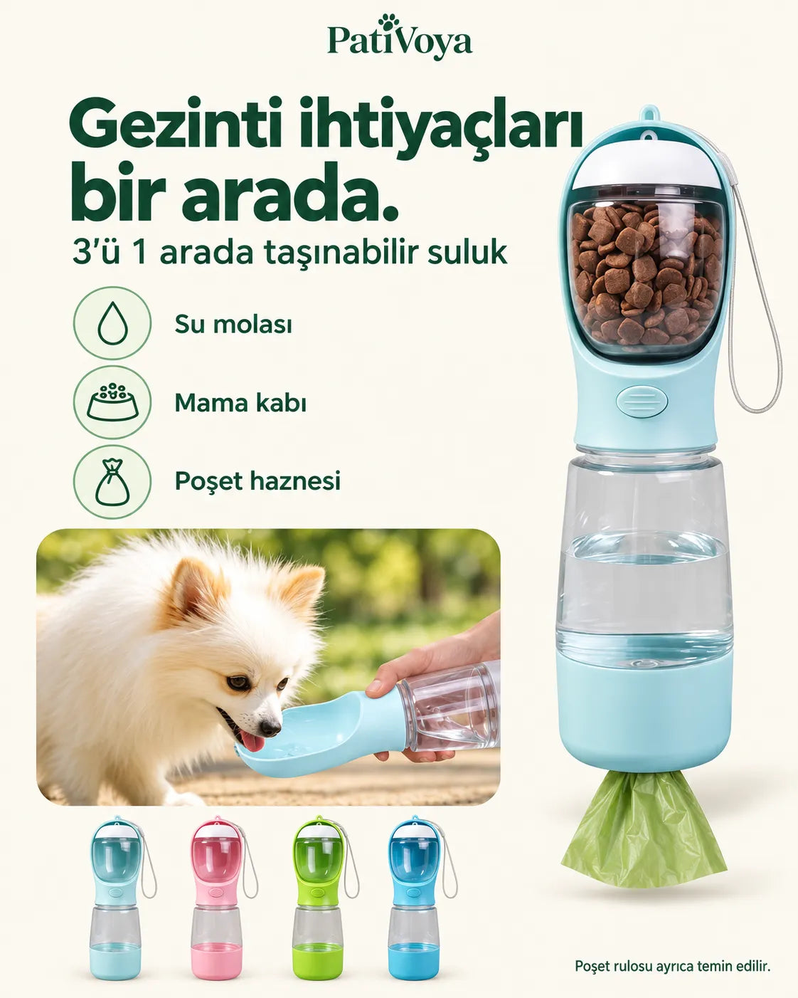 PatiVoya 3’ü 1 Arada Gezinti Suluğu